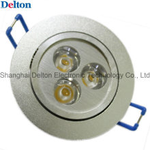 3W Aluminium Round Dimmable LED Ceiling Light (DT-TH-3F)